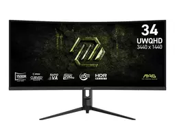 Monitorius 34 colių MAG 342CQRF E20 UWQHD / Išlenktas / 200 Hz / juodas
