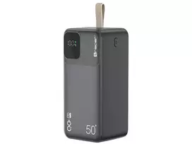 Tracer 47825 Prime-V5 50000mAh QC22.5W+PD20W Power Bank, juoda