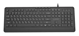 Gembird KB-MCH-05-CYRL daugiafunkcinė klaviatūra USB su kirilicos simboliais, juoda