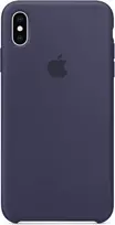 Apple Silicone Dėklas iPhone XS Max Vidurnakčio Mėlyna