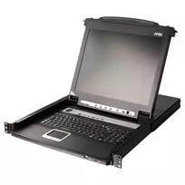 ATEN CL5708MW 43 cm LCD KVM jungiklis, USB/PS-2, VGA, 8 prievadų, JK išdėstymas