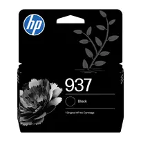 Originali HP 937 juoda kasetė, standartinė talpa, juoda, 1 vnt., 1250 puslapių, vienetinė pakuotė