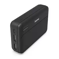 Hama Pocket 10 nešiojamas įkroviklis LiPo 10000 mAh Juodas