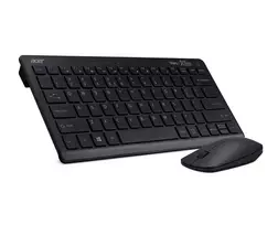 Acer belaidis klaviatūros ir pelės rinkinys Chrome, RF, QWERTY, juoda