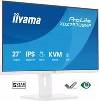iiyama ProLite XB2797QSNP-W1 27 colių IPS LCD monitorius 68.6 cm (27 colių) 2560 x 1440 pikseliai Quad HD Baltas