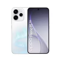 OPPO Reno15 5G 16,7 cm (6,59 colio) dvisim kortelių palaikymas Android 16.0 USB Type-C 8GB 512GB 6500 mAh Baltas