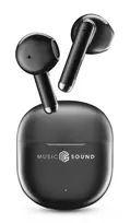 Belaidės ausinės Music Sound Breeze su spalvotu dėklu