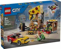 LEGO City 60496 Picos pristatymo patirtis su transporto priemonėmis (494 dalys)