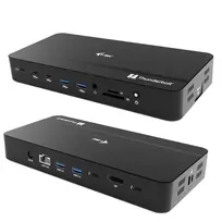 i-tec TB5 Triple Display Docking Station, 2x Thunderbolt 5, DP 2.1, 6x USB, M.2 NVMe slot, 2.5G LAN, SD/microSD, Audio, PD 140W