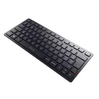 CHERRY KW 9200 MINI Wireless Compact Keyboard, Rechargeable, 2.4 GHz + Bluetooth + USB-C, Black (Belgian AZERTY) JK-9250BE-2