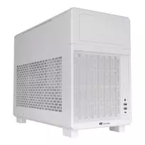 Thermaltake TR200 Snow White Micro-ATX PC Case CA-11L-00S6NN-00 (SPCC Steel, 360 mm AIO Support, 5.25 inch Bay, USB-C)