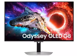 Samsung Odyssey OLED G8 G80SH 32 colių 4K UHD QD-OLED žaidimų monitorius 240Hz 0.03ms Baltas (LS32HG800SUXEN)