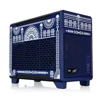 Thermaltake TR100 Koralie Edition Cobalt Blue Mini-ITX SFF korpusas - PCIe 4.0 riser, SFX PSU, 360mm GPU - CA-11A-00SPNN-AR