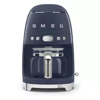 SMEG DCF02NBEU 50's Retro Style Drip Filter Coffee Machine 1.4L 10-Cup Navy Blue