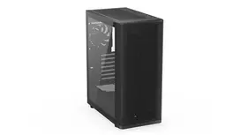 ENDORFY Ventum 400 Air ATX PC Case - Black, Tempered Glass, 4x Stratus 120 PWM Fans, USB-C