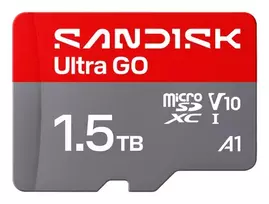 SanDisk Ultra GO microSDXC 1.5TB UHS-I 190MB/s SDSQUGN-1T50-GN6MN | Class 10 U1 V10 A1 + SD Adapter