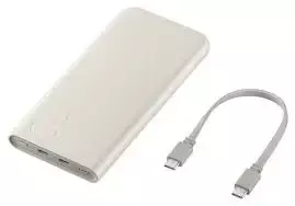 Samsung Powerbank P3401 10.000 mAh Super Fast Charging 25W, Beige