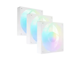 Fury SAI S12 ARGB PWM White 3-Pack Fan Set