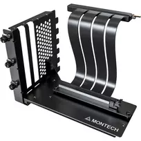 MONTECH Vertical GPU Mounting Kit PCIe 4.0 Riser Cable Black 20cm