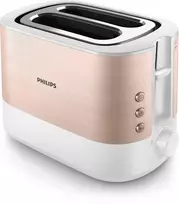 Philips Viva Collection HD2638/11 Skrudintuvas 2 griežinėliai 950 W Rožinis Auksas, Baltas