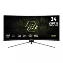 MSI MAG 345CQRF E2 86.36 cm (34 inch) UWQHD VA Curved Gaming Monitor 180Hz 1ms FreeSync Premium