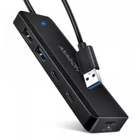 i-tec Axagon HUE-C2A USB-C Hub 4-Port 5Gbps 2x USB-A + 2x USB-C su Power Delivery