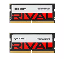GOODRAM RIVAL SODIMM DDR5 32GB (2x16GB) 5600MHz CL40 Single Rank Laptop Memory
