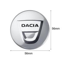 4 vnt. Automobilio aliuminio lydinio ratlankio centrinis dangtelis Padangos ratlankio apdaila Dacia Duster Logan Sandero Mcv MK Cilo Stepway Dokker