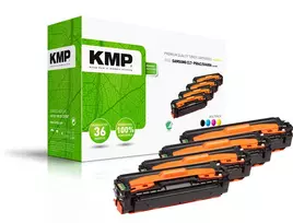KMP Toner Combo Pack, suderinamas su Samsung CLT-K504S/CLT-C504S/CLT-Y504S/CLT-M504S, juoda, žydra, rausvai raudona, geltona, 4 vnt.