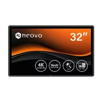 AG Neovo QX3202 32 colių 4K UHD MVA LED monitorius, 3840x2160, 350 cd/m², 1000:1, 5 ms, juodas