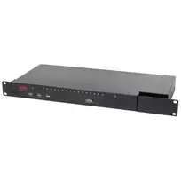 APC KVM1116R KVM Switch - 1 vietinis vartotojas, 16 prievadų, VGA, USB, 1U lentyninis