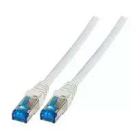 EFB-Elektronik RJ45 Patch Cable Cat.6A S/FTP PVC UL Grey 0.5m