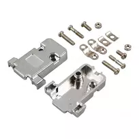 EFB E-DH09 Metalizuotas D-Sub gaubtas DB9 jungtims, pilkas