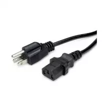 VALUE maitinimo laidas IEC 60320 C13 – NEMA 5-15 (M) 125 V – 1,8 m – juodas