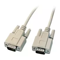 EFB-Elektronik Serial Data Cable 1:1, 2x D-Sub 9, Male-Male, 5.0m, Beige