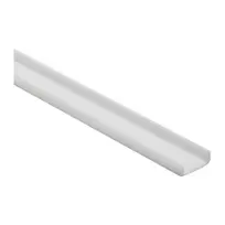 Synergy 21 LED U-Profile Aluminum Silver Anodized 1m su PMMA Opal Diffuser LED juostoms iki 12mm