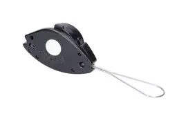 Extralink EX.0172 FTTH Fish tvirtinimo spaustukas šviesolaidiniams kabeliams, juodas