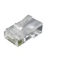 EFB-Elektronik RJ45 UTP Modular Plug E-MO 8/8 SR, 100 vnt., Skaidrus