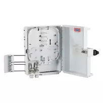 EFB-ELEKTRONIK FTTH-BOX-OUT-1 FTTH IP65 Distribution Box for 32 Fibers, 16 Adapters, Outdoor