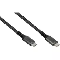 GoodConnections USB-C 2.0 (ST-ST) 3m Connection Cable Textile Jacket 240W Anthracite