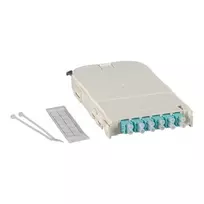 EFB-Elektronik FTTH modulio įdėklas FTTH-BGT sistemoms, 12 prievadų LC su OM4 keraminėmis movomis