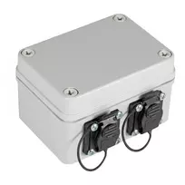 EFB Elektronik NWSZ 53730.1V2 IP67 korpusas su 2xRJ45 Cat.6A prievadais ir 2xM16 kabelių įvadais