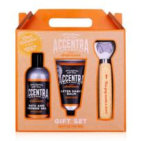 Dovanų rinkinys Accentra Men's Collection vyrams: dušo želė, 150 ml + balzamas po skutimosi, 60 ml + butelių atidarytuvas, 1 vnt.