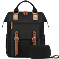BLACK FOREST KM02 Kabininis kelioninis kuprinė 40x30x15 cm + kosmetinė juoda