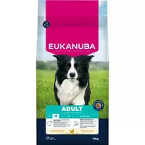 EUKANUBA Sausas šunų maistas suaugusiems vidutinių veislių šunims, vištiena, 15 kg
