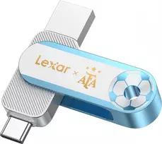 Lexar Dual D500 128GB USB-C/A 3.2 Flash Drive 400/360MB/s White