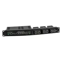 ALLNET 4-Port Gigabit LT-PoE 90W Unmanaged Switch su 19 inch 1HE Patch Panel