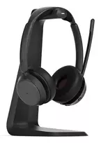 EPOS IMPACT 1000 MS UC ANC WL USB-C+A Stand On-Ear Bluetooth Headset su įkrovimo stotele CH 40 ir USB-C BT adapteriu BTD 900c