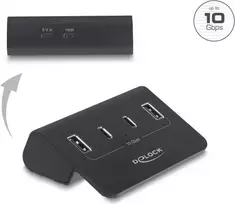 Delock USB 10Gbps Hub su 2 USB Type-C ir 2 USB Type-A prievadais (64259)