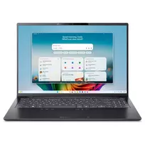 Acer Swift Go 16 AI OLED SFG16-I71-77NZ Nešiojamas Kompiuteris, Intel Core Ultra 7 355, 16GB LPDDR5X, 512GB SSD, 16 inch 3.2K OLED, Windows 11 Home, Vokiška Klaviatūra